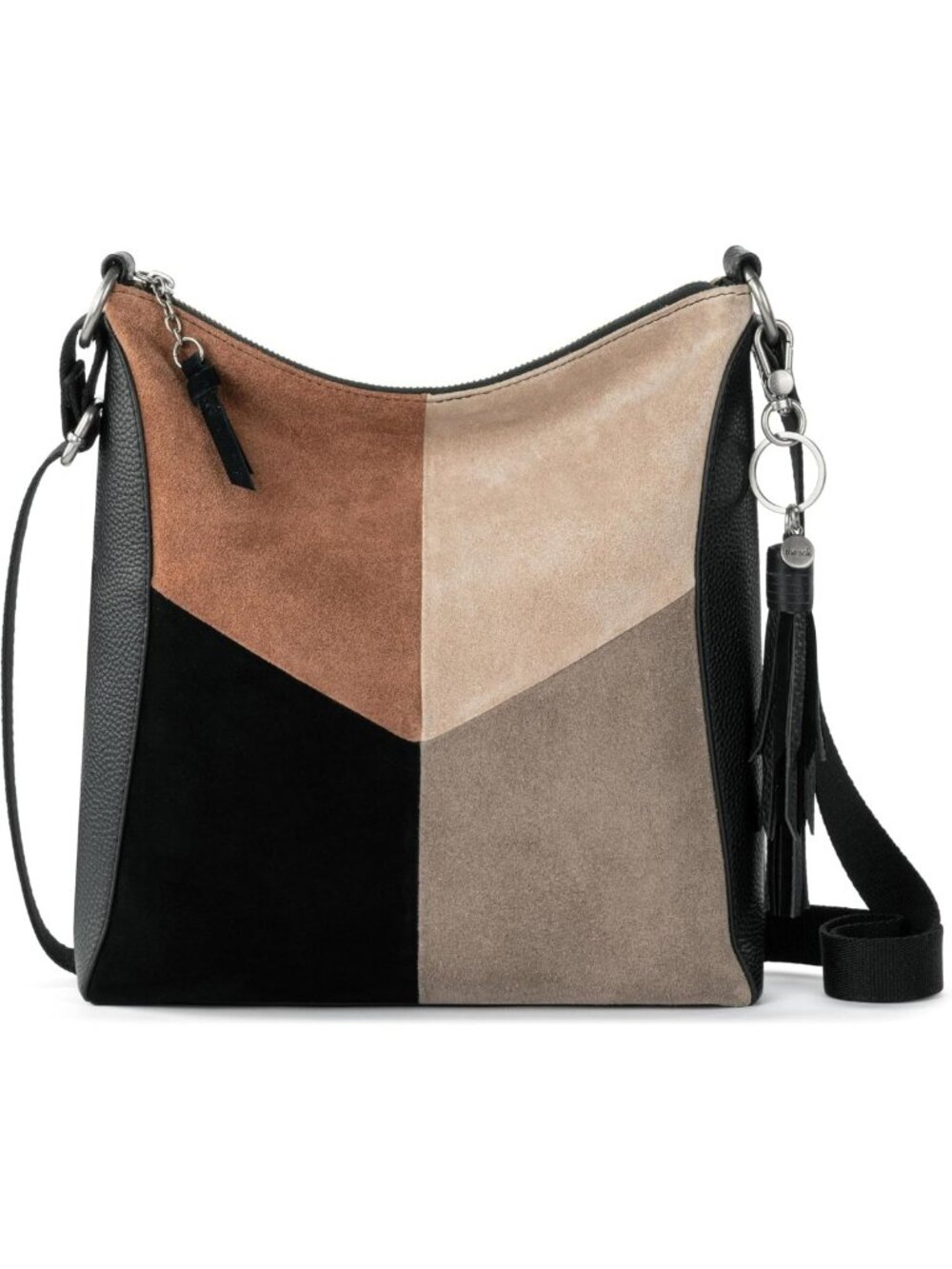Stylish Leather Crossbody Purse with Zipper Closure & Adjustable Strap - Perfect